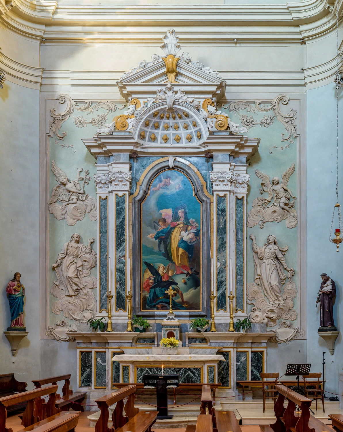 Chiesa di San Silvestro altare Immacolata - Bresccia